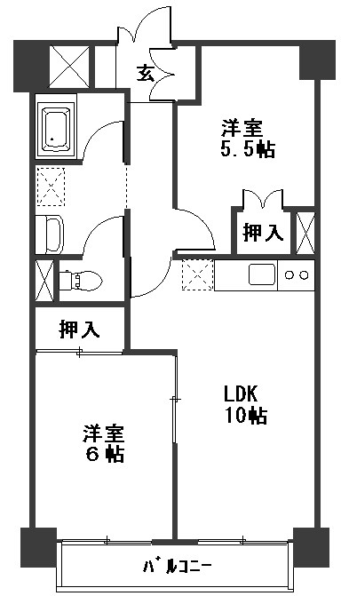 プレジデント一番町 間取り