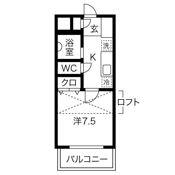 アクティブパレス旭ヶ丘 間取り