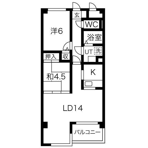 上杉五番館 間取り