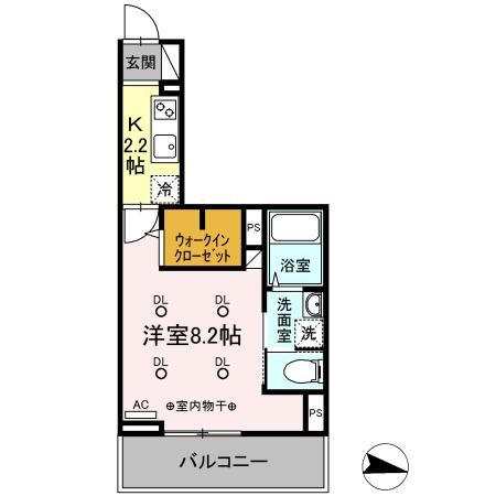 デサフィオ長町南百番館 間取り