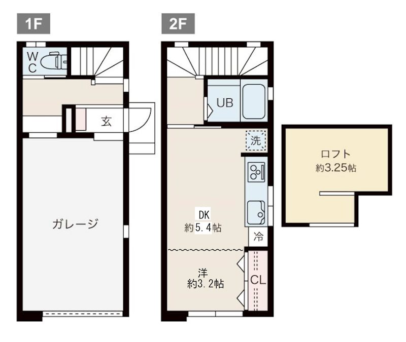 Garage Kunimi Base 間取り