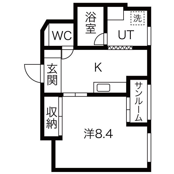 ファミールかんの 間取り