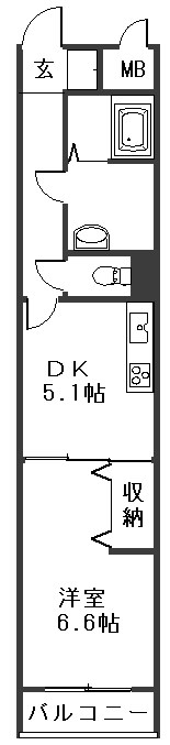 HF仙台五橋レジデンス 間取り