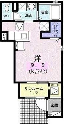 エルミタージュ　原町 間取り