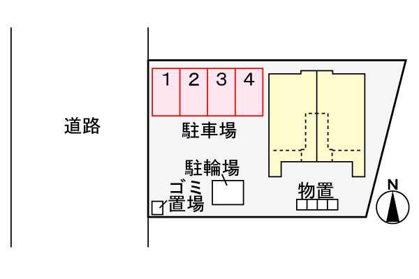 アンソレイユ・フォー・Ｓ 駐車場