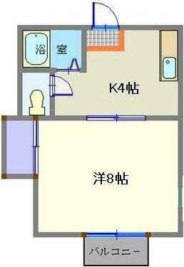 大和町ハイツ 間取り