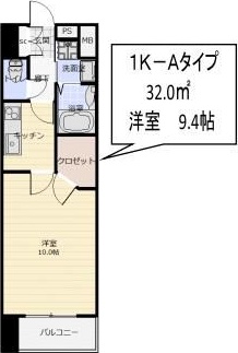 アークデュオ仙台苦竹 間取り