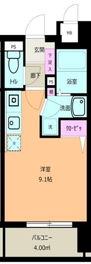 １０８二十人町 間取り