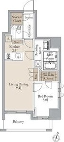 シーズンフラッツ青葉通一番町 間取り