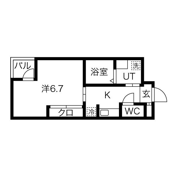 SENDAI STUDENT COURT上杉3丁目 間取り