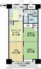 ライオンズマンション春日町 間取り