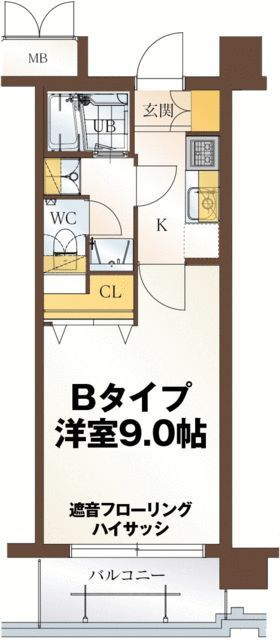 リビングステージ広瀬川 間取り
