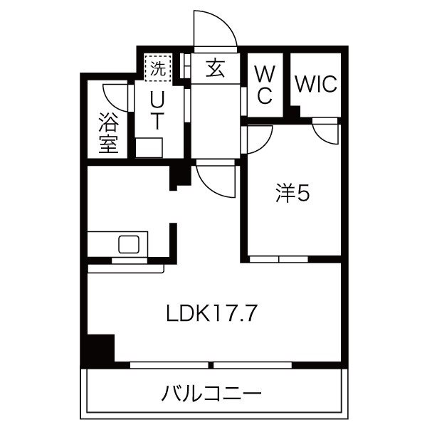 ヴィアーレ勾当台Ⅰ 間取り