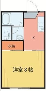陽光ハイツA棟 間取り