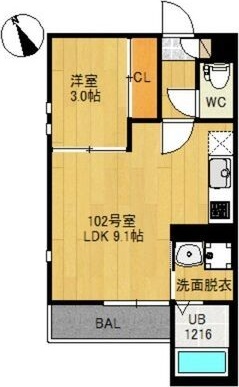GRANDTIC薬師堂 間取り
