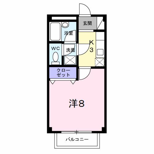 コーポライフながまち 間取り
