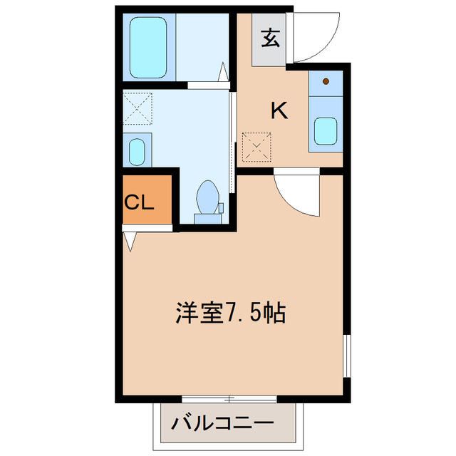 クレアフォーチュン連坊駅前 間取り