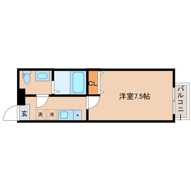 リングフィールド連坊駅前Ⅱ 間取り