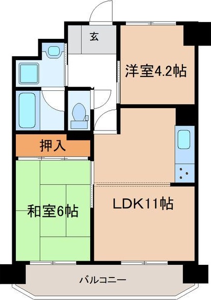 ライオンズマンション福田町 間取り