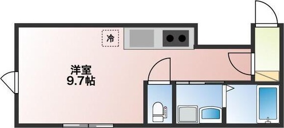 ブルーメ連坊 間取り
