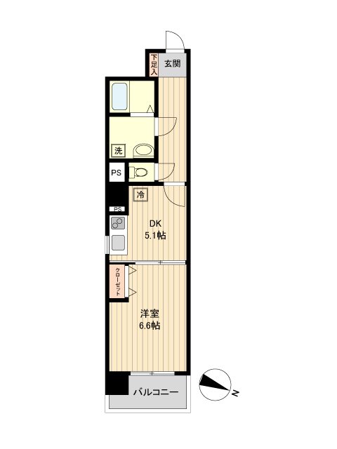 HF仙台五橋レジデンス 間取り