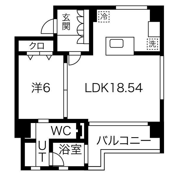 アーバンレジデンス勾当台 間取り