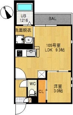 GRANDTIC薬師堂 間取り