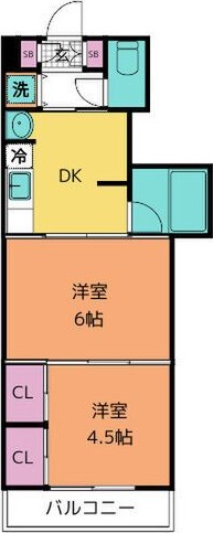 クレスト連坊 間取り