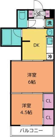クレスト連坊 間取り
