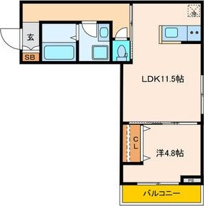 パセオプラシード連坊 間取り