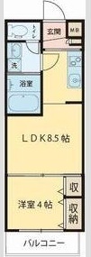 シャトーウイング連坊 間取り