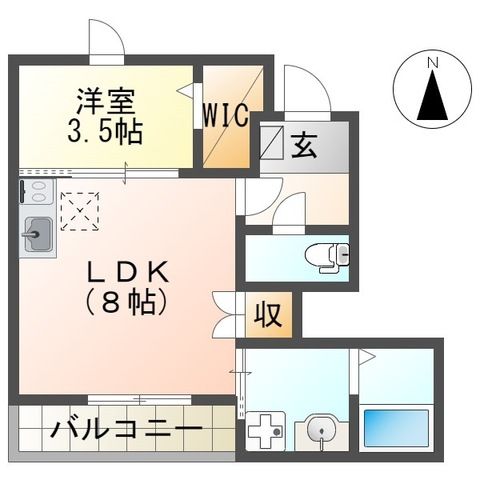 ウィング大和町 間取り