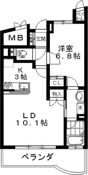 M’S　CUBE 間取り