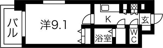 ショーブンあすと長町ビル 間取り