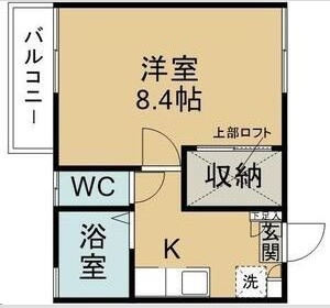 バーシティハウス花壇B棟 間取り