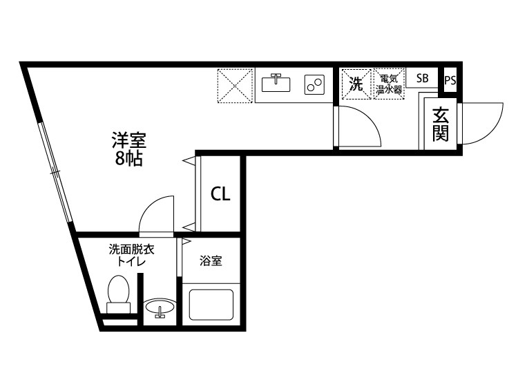 ＣＲＥＡ 302号室 間取り