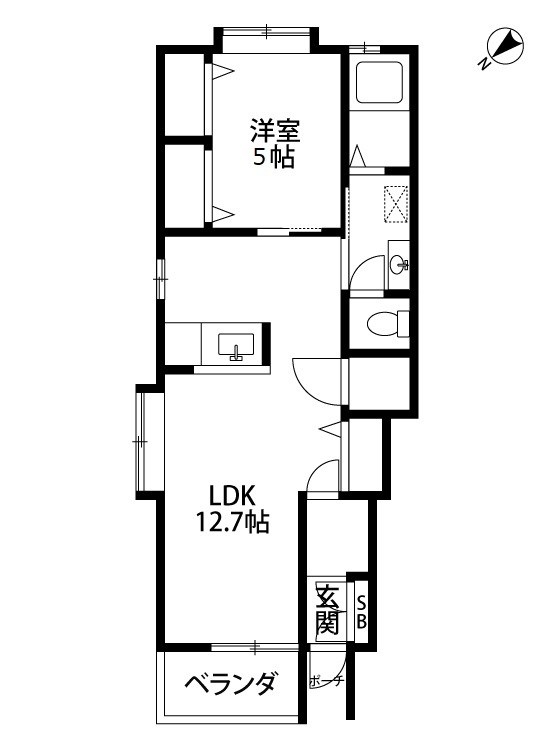 ファインシティＢ棟 101号室 間取り