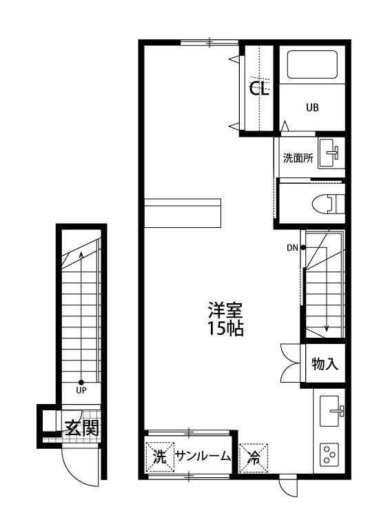 Ｌｕｃｅ　ｓｏｌａｒｅ 204号室 間取り