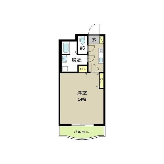 パークハイツ女池南 306号室 間取り
