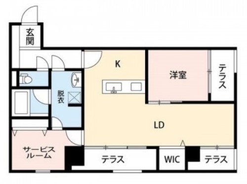 ザ・パーク一番堀 303号室 間取り