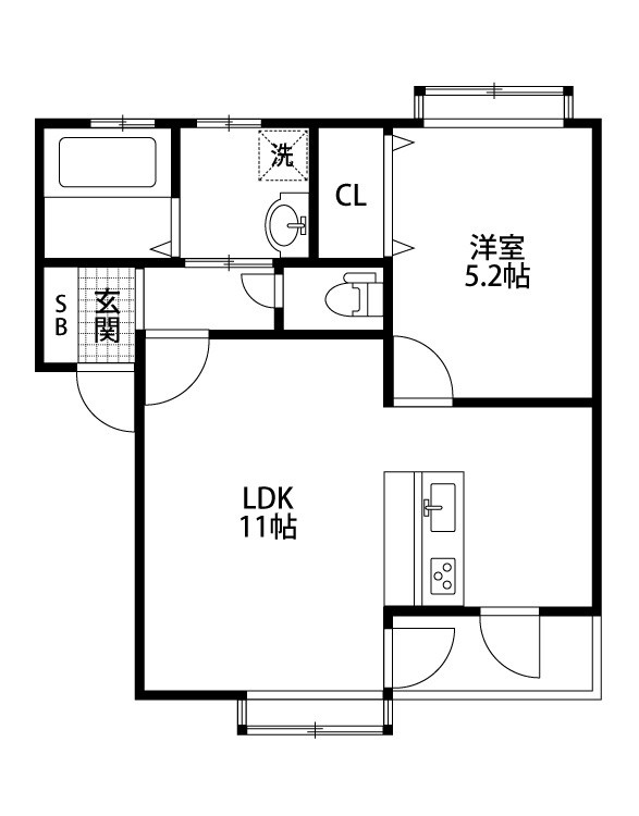 クーチェⅠ 間取り図
