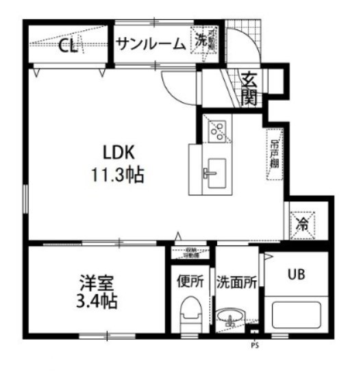 ＳＴＡＲ　ＲＡＹＳ 101号室 間取り