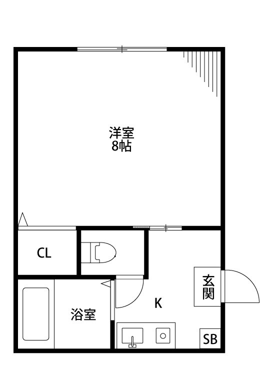 サプラス・３ 101号室 間取り