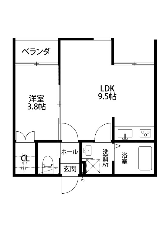 ＫＡＣＣ２１３ 202号室 間取り