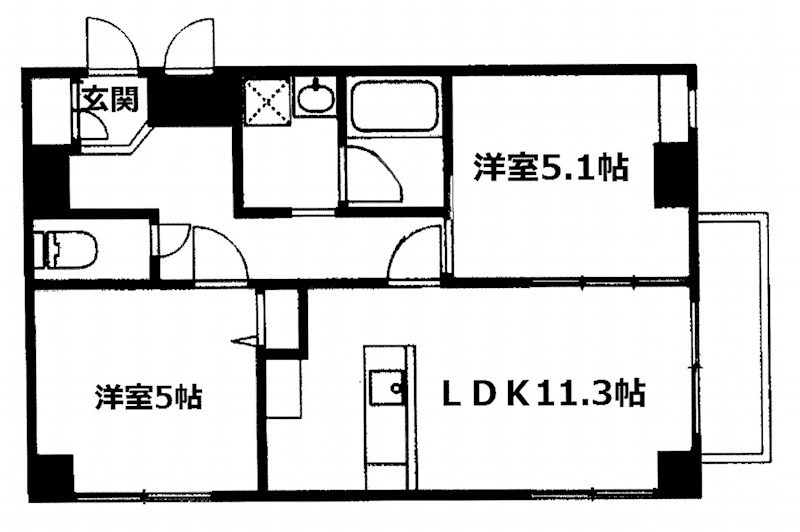 Kaya sumi topia 208号室 間取り