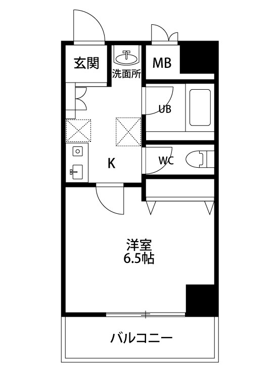 グランディール壱番館 301号室 間取り