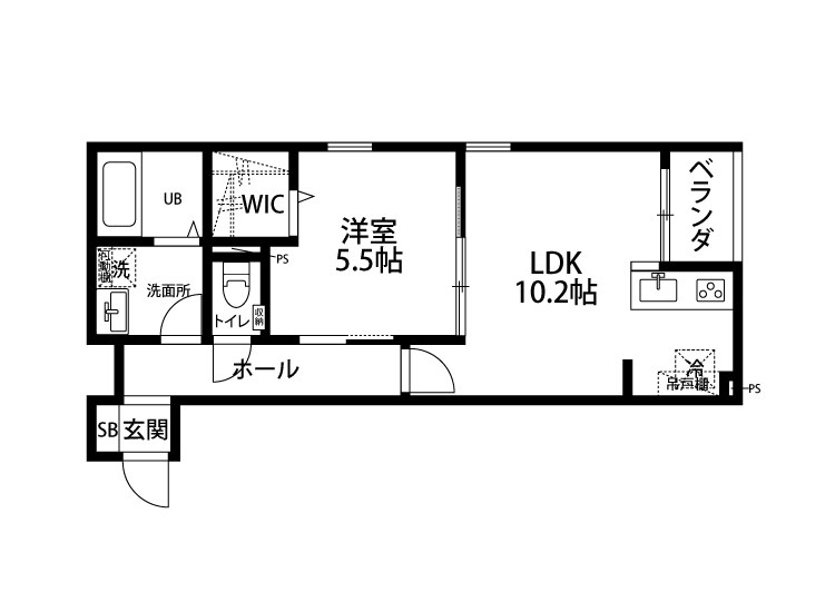Ｂｌａｉｎ 305号室 間取り