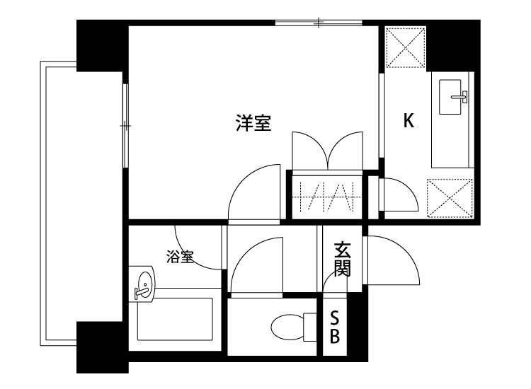 メゾン・ド・レノン 608号室 間取り