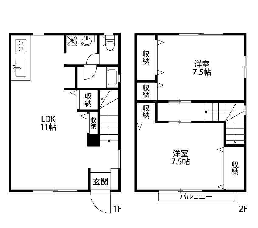 パークヒル小金台 間取り図