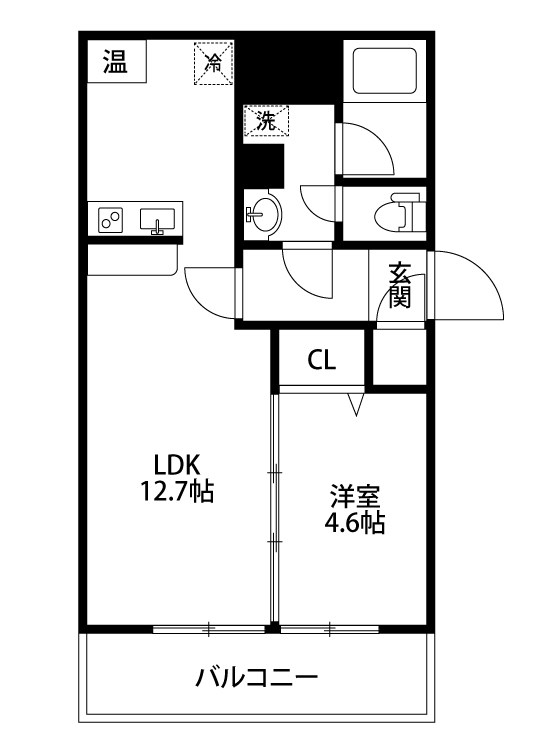 レガーロ旭町 117号室 間取り